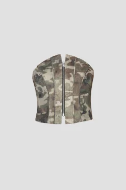 Camo Corset Top