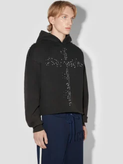 Cross Cropped Hoodie