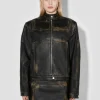 Distressed Leather Jacket