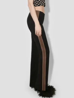 Faux Suede Moto Pants