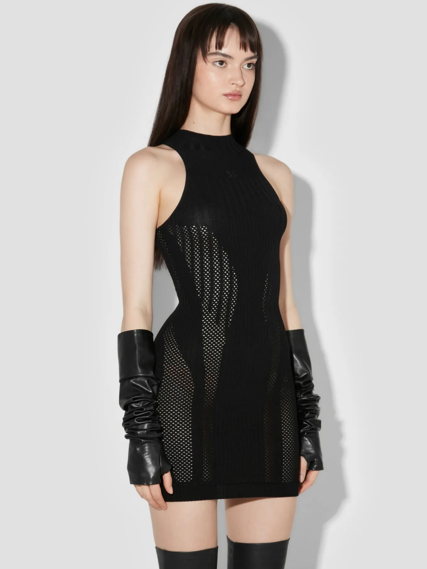 Future Sport Halter Mini Dress
