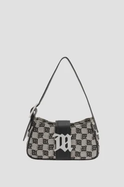 Jacquard Monogram Shoulder Bag Mini