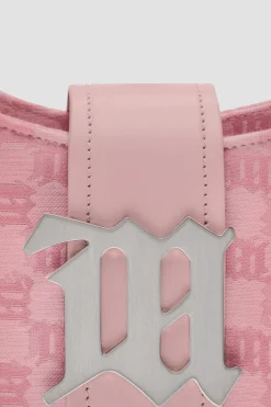 Jacquard Monogram Shoulder Bag Small