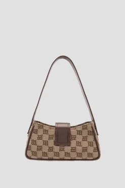 Jacquard Monogram Shoulder Bag Mini