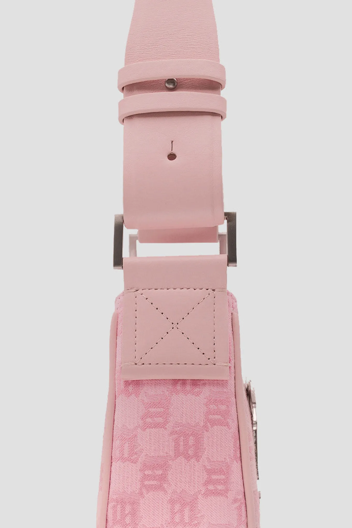 Jacquard Monogram Shoulder Bag Small