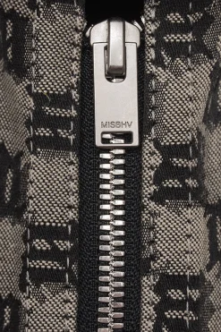 Jacquard Monogram Shoulder Bag Mini