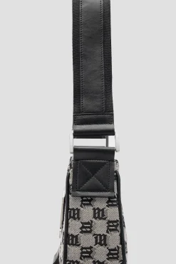 Jacquard Monogram Shoulder Bag Small