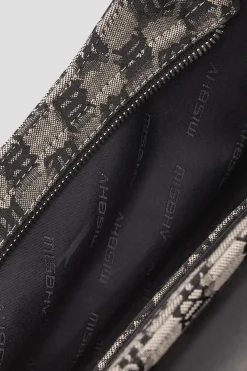 Jacquard Monogram Shoulder Bag Medium