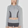 Lycra Zipped Hoodie