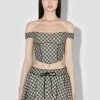 Monogram Canvas Corset Top