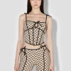 Monogram Coquette Corset Top