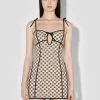 Monogram Coquette Mini Dress