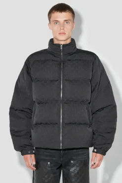 Monogram Embossed Puffer
