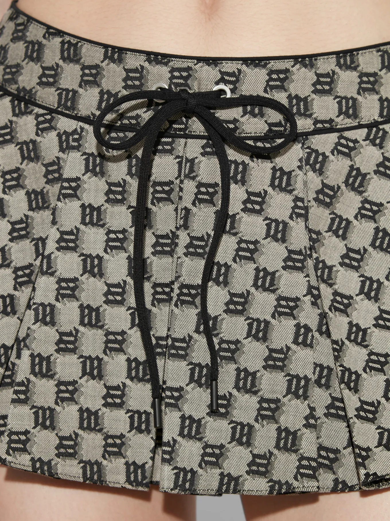 Monogram Jacquard Canvas Mini Skirt