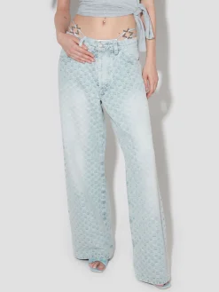 Monogram Ocean Washed Jeans