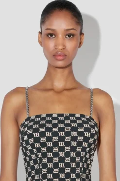 Monogram Spaghetti Top