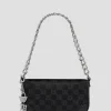 Nylon Monogram Chain Babe Bag