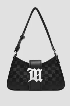 Nylon Monogram Shoulder Bag Medium
