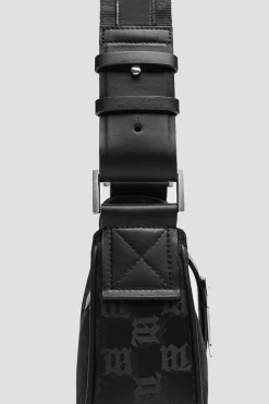 Nylon Monogram Shoulder Bag Small
