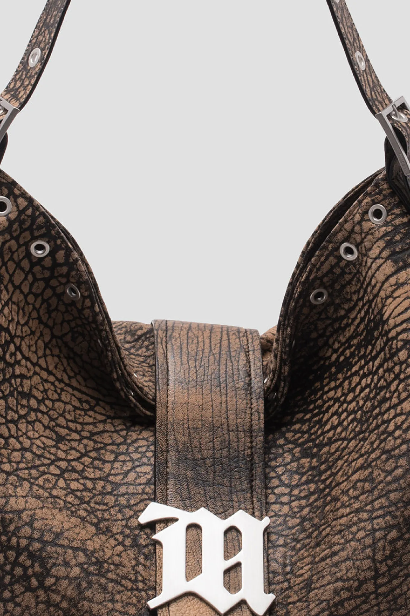 Safari Leather Hobo Bag
