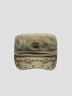 Studded Military Hat