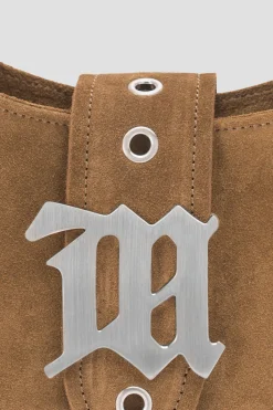 Suede Shoulder Bag Small