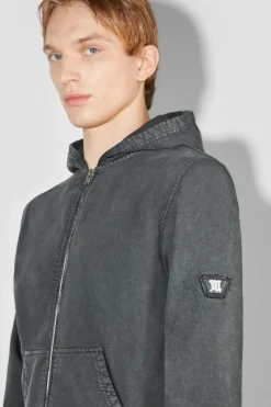 Trapezoid Zipped Hoodie