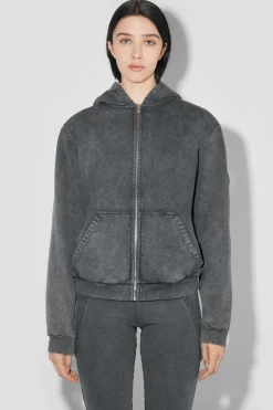 Trapezoid Zipped Hoodie
