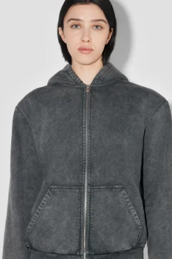 Trapezoid Zipped Hoodie