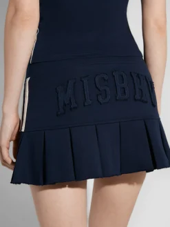Varsity Pleated Mini Skirt