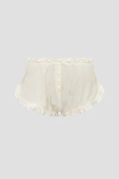 Velour Monogram Pyjama Shorts