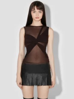 Wrapped Sleeveless Top